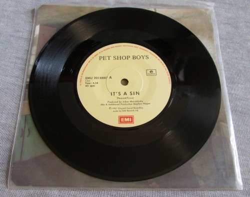 PET SHOP BOYS - IT`S A SIN 1987 (EMIJ 2018887) 45 RPM