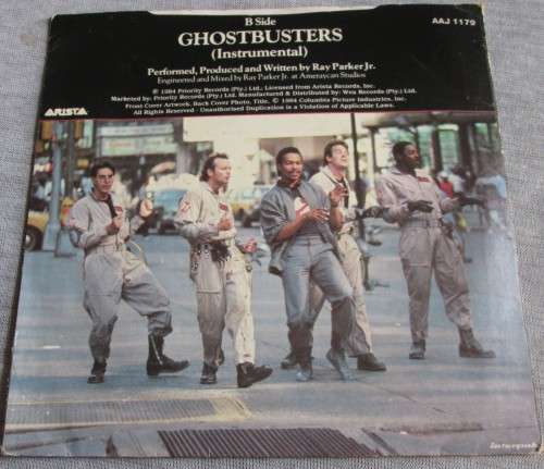 RAY PARKER JR. - GHOSTBUSTERS 1984 (AAJ 1179) 45 RPM