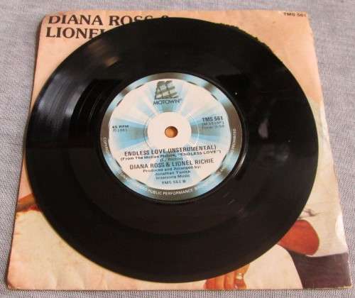 DIANA ROSS and LIONELL RICHIE - ENDLESS LOVE 1981 (TMS 561) 45 RPM