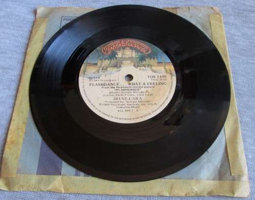 IRENE CARA - FLASHDANCE WHAT A FEELING 1983 (TOS 1440) 45 RPM