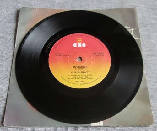 ALISON MOYET - 1984 HITCH HIKE / INVISIBLE (SSC 5762) 45 RPM - SM/26