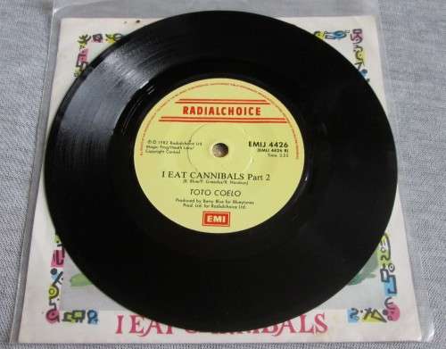 TOTO COELO - I EAT CANNIBALS 1982 (EMIJ 4426) 45 RPM RECORD