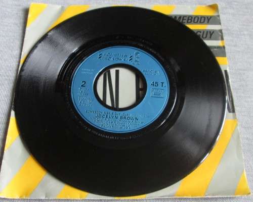 JOCELYN BROWN - SOMEBODY 1984 (45 T) 45 RPM RECORD