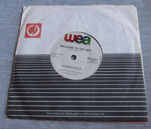ALPHAVILLE - WELCOME TO THE SUN 1984 (WIS 831) 45 RPM RECORD