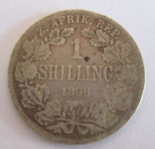 1896 ZAR SHILLING COIN