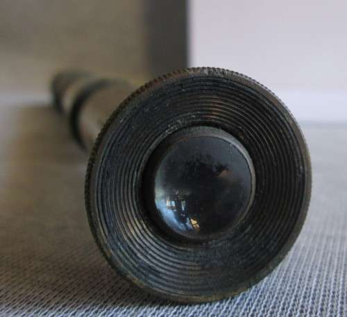 WWI FOUR DRAW TELESCOPE / BRASS `THE CUB` NEWBOLD AND BULFORD LTD LONDON SCOPE - RAKM/116