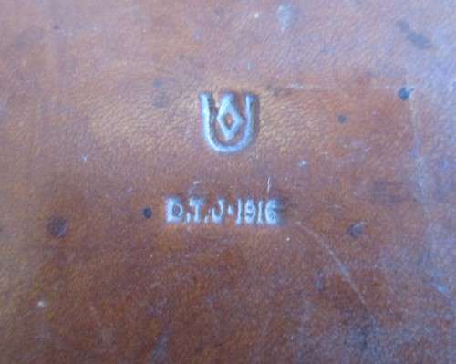 WWI BINOCULARS WITH CARRY CASE (NO MARKINGS)