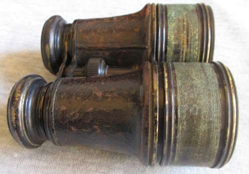 WWI BINOCULARS WITH CARRY CASE (NO MARKINGS)