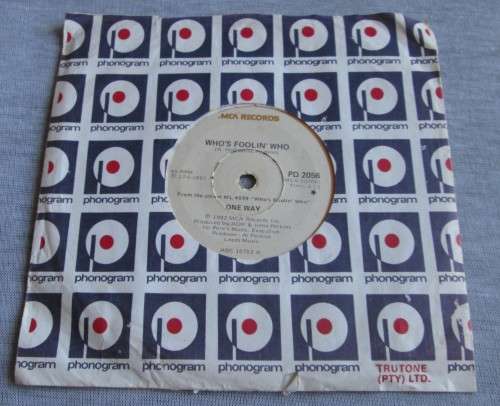 ONE WAY - SWEET LADY 1982 (PD 2056) 45 RPM RECORD