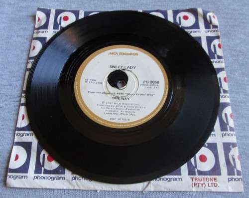 ONE WAY - SWEET LADY 1982 (PD 2056) 45 RPM RECORD