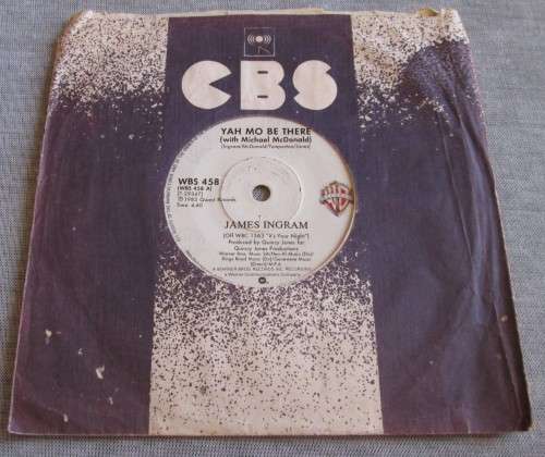 JAMES INGRAM - 1983 IT`S YOUR NIGHT/YAH MO BE THERE (WBS 458) 45 RPM RECORD - A3408