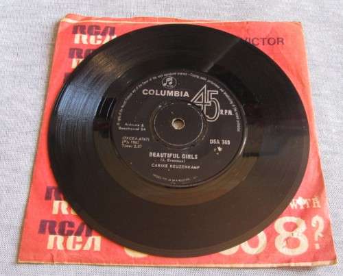 CARIKE KEUZENKAMP - TIMOTHY 1967 (DSA 749) 45 RPM RECORD