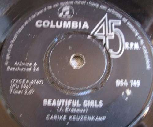 CARIKE KEUZENKAMP - TIMOTHY 1967 (DSA 749) 45 RPM RECORD