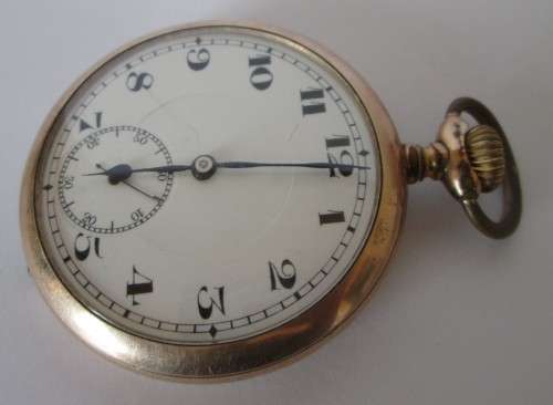 S/R 15 JEWELS SWISS MADE POCKET WATCH