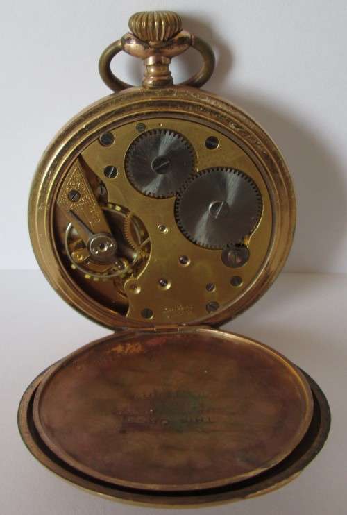 S/R 15 JEWELS SWISS MADE POCKET WATCH