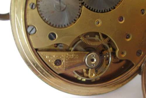 S/R 15 JEWELS SWISS MADE POCKET WATCH