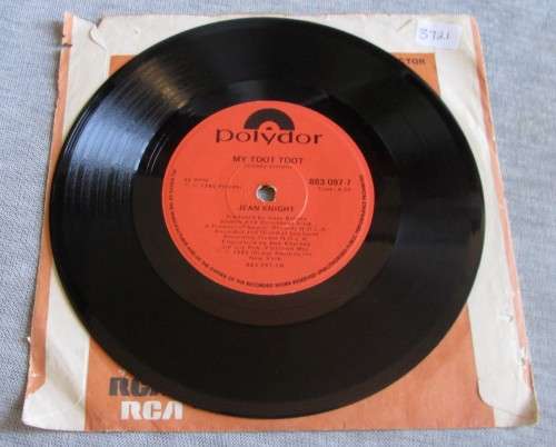 JEAN KNIGHT - MY TOOT TOOT 1985 (883 097-7) 45 RPM RECORD