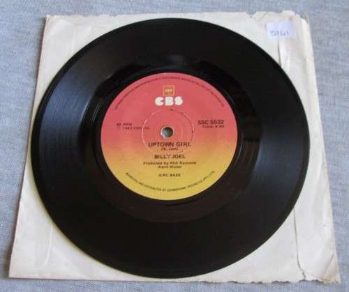 BILL JOEL - UPTOWN GIRL 1983 (SSC 5532) 45 RPM RECORD