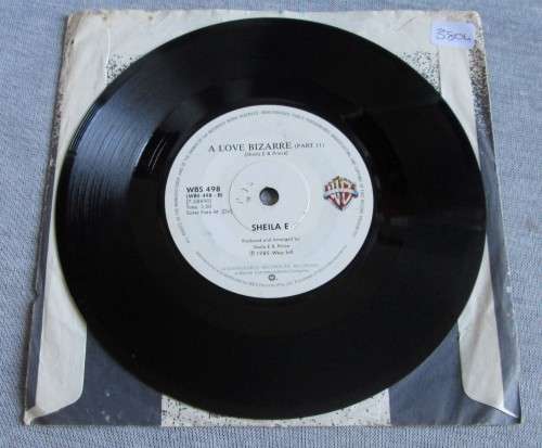 SHEILA E - A LOVE BIZARRE 1985 (WBS 498) 45 RPM RECORD