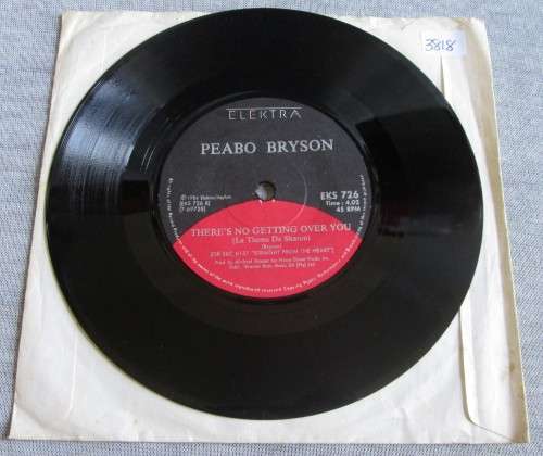 PEABO BRYSON - IF EVER YOU`RE IN MY ARMS AGAIN 1984 (EKS 726) 45 RPM RECORD