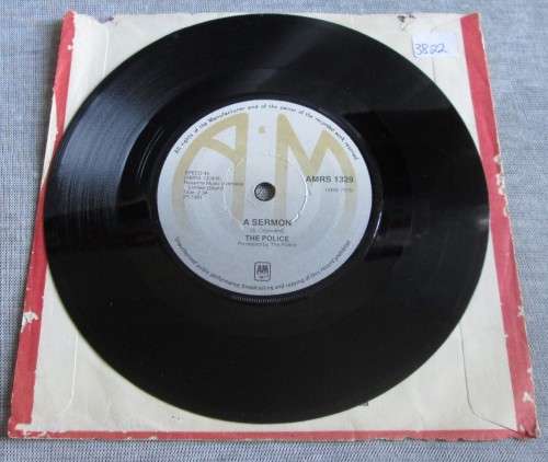 THE POLICE - DE DO DO DO 1981 (AMRS 132) 45 RPM RECORD