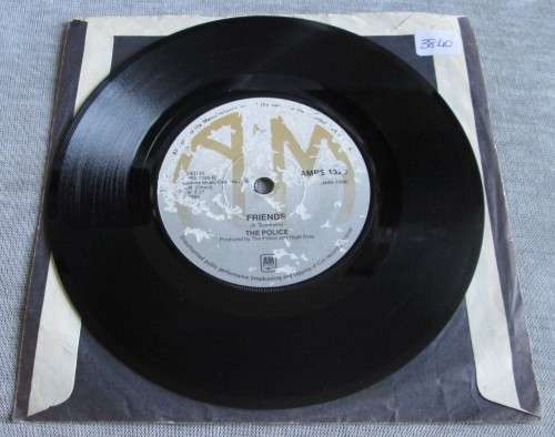 THE POLICE - DON`T STAND SO CLOSE TO ME 1980 (AMRS 1326) 45 RPM RECORD