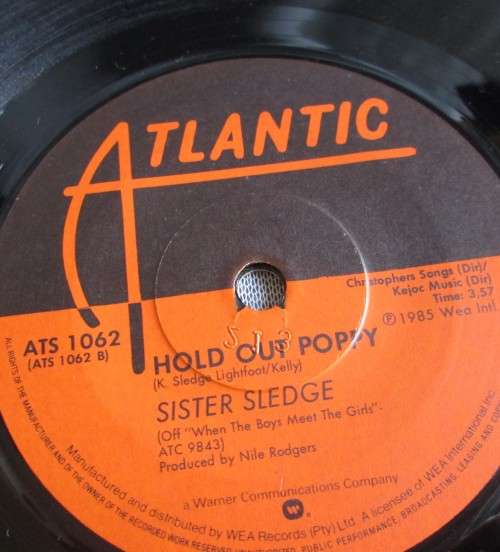 SISTER SLEDGE - FRANKIE 1985 (ATS 1062) 45 RPM RECORD