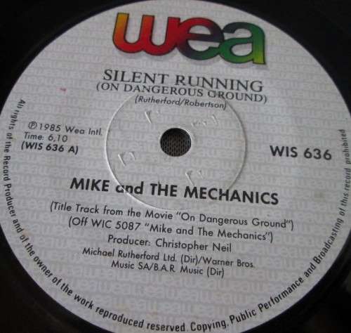 MIKE AND THE MECHANICS - ALL I NEED IS A MIRACLE 1985 (WIS 636) 45 RPM RECORD