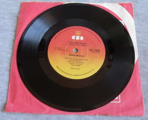 THIRD WORLD - TRY JAH LOVE 1982 (SSC 5300) 45 RPM RECORD