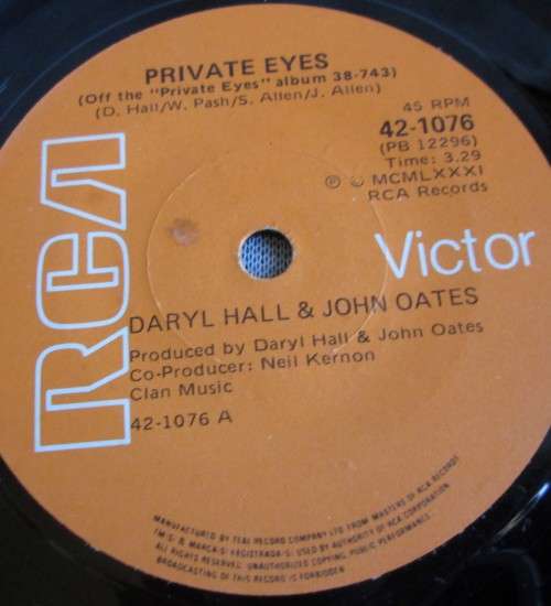1981 Daryl Hall and John Oates