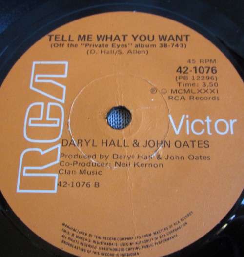 1981 Daryl Hall and John Oates