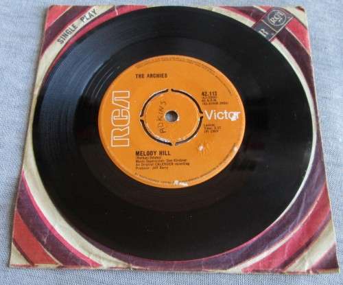 THE ARCHIES - SUGAR SUGAR 1969 (42.113) 45 RPM RECORD