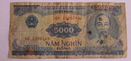 5000 NAM NGHN DONG VIETNAM NOTE