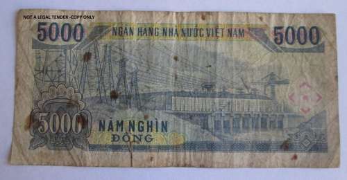 5000 NAM NGHN DONG VIETNAM NOTE