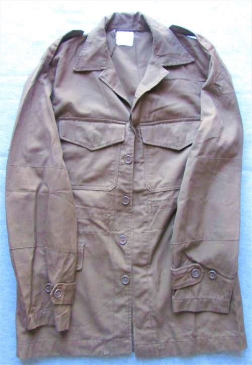 SADF `NUTRIA` FIELDDRESS BROWNS JACKET S.W.A. 1982 (SEE DESCRIPTION)