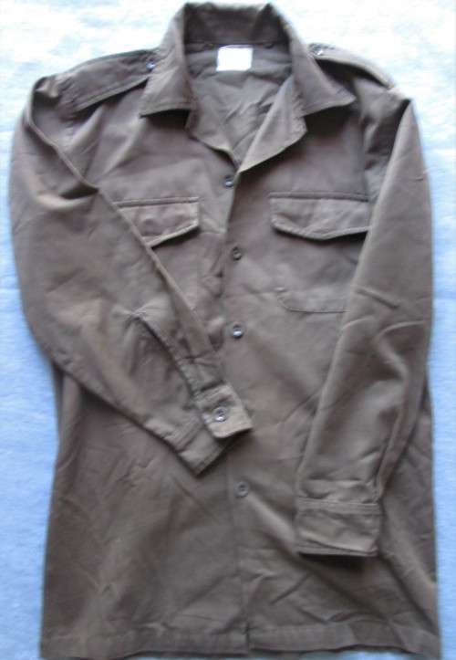 SADF `NUTRIA` FIELDDRESS LONG SLEEVE SHIRT 1982 (SEE DESCRIPTION)