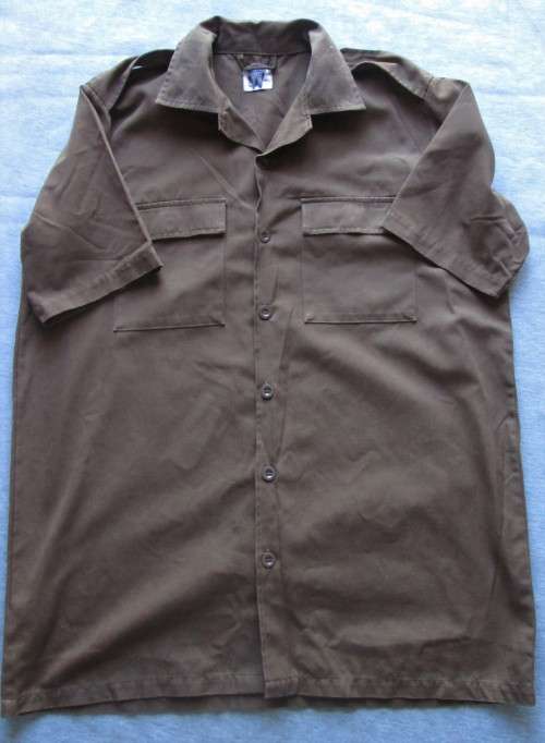 SADF `NUTRIA` SHORT SLEEVE FIELDDRESS BROWNS 1990 (SEE DESCRIPTION)