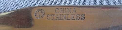 STAINLESS STEEL CHINA KNIFE - W6