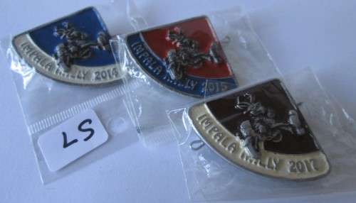 IMPALA RALLY BADGES 2014/2015/2017 x3 (LOT)