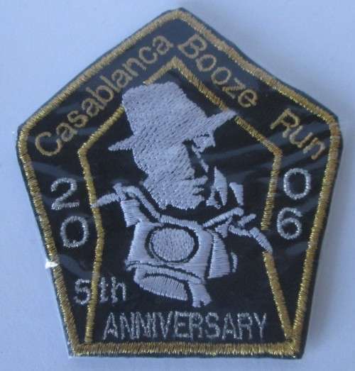 5th ANNIVERSARY 2006 BOOZE RUN PATCH
