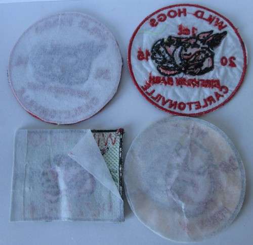 WILD HOGS 2014/2015 PATCHES x4 (LOT)