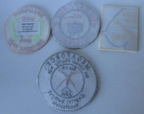 MEGAFORCE BROTHERHOOD PATCHES / MOTH 2006/2012/2013/2015 x4 (LOT)