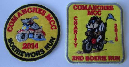 COMANCHES MCC BOERIE RUN 2014/2015 x2 (LOT)