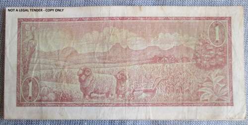 ONE RAND T W DE JONGH x10 BANKNOTES