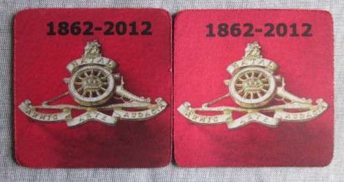 1862-2012 NATAL ARMIS ARTE AUDACIA COASTERS - A66