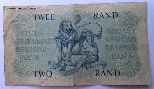TWO RAND SOUTH AFRICA RESERVE BANK CL STALS NOTE