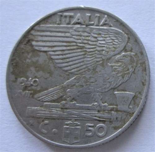 50 LIRA ITALY 1940 COINS