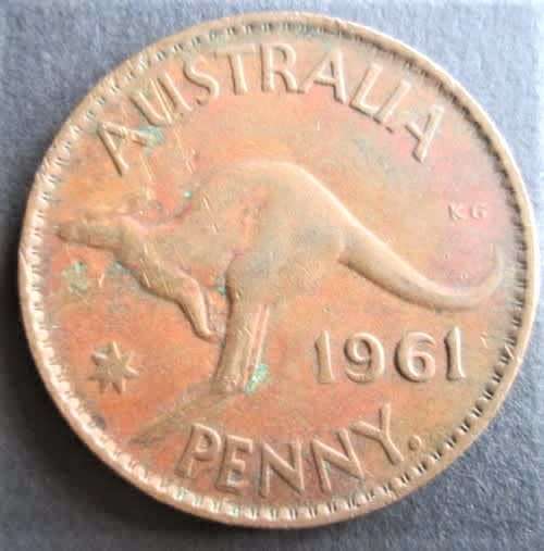 1961 PENNY AUSTRALIA COIN