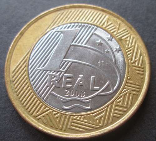 1 REAL 2008 BRASIL COIN