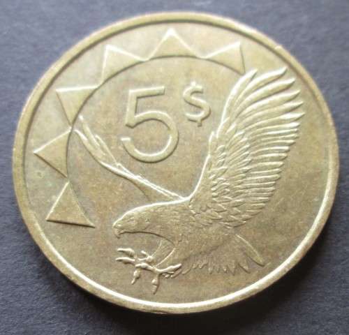 $5 DOLLAR NAMIBIA 1993 COIN